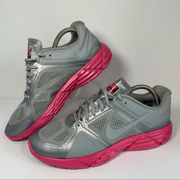 Nike Lunar Victory 429787 006 Silver Pink Trainer Sneaker shoes Women s 10